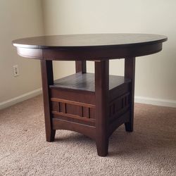 Wooden Dining Set With Leaf + 4 Chairs $200 OBO