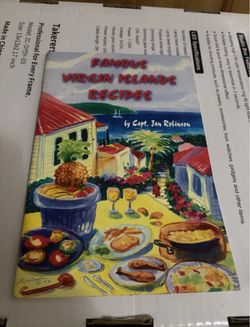 Famous Virgin Islands Recipes Captain Jan Robinson 2004 History Beach Party Menu