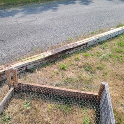 5x5x15 Ft Old Treated Beam