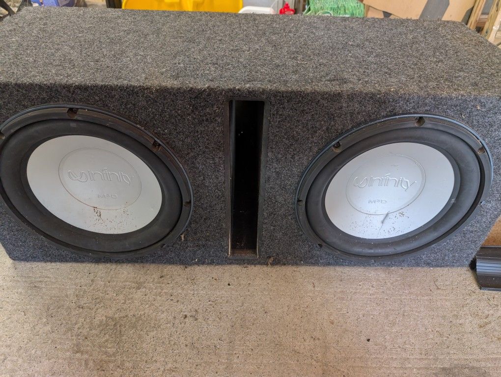 Dual 12" Subs With 2 Amps