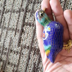 Chinese Enamel Handmade Bird