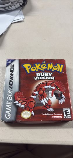 Pokémon Ruby Version – Game Boy Advance – 100% Complete CIB