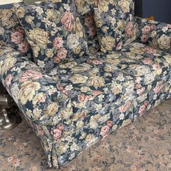 Retro Floral Sofa