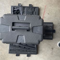 223 Piece Drill And Impact Foldable Toolbox Set. 