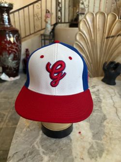 Red White Blue Baseball Cap with G Logo