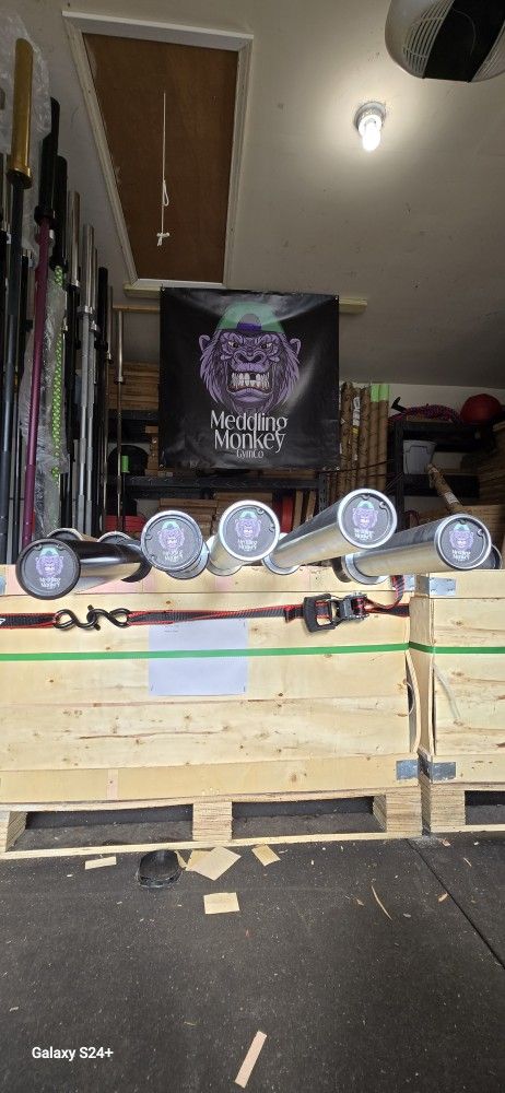Meddling MonkeY GymCo MONKEY BARS BAREBELLS (NEW PROMOTIONAL RELEASE)