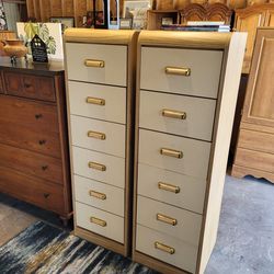2 TALL DRESSERS $150 EACH