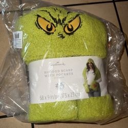 Hallmark grinch hooded scarf
