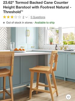 Counter height dining Chairs New in box