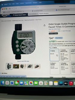 1 Outlet Hose Faucet Time by Orbit