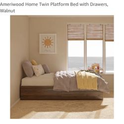 Free Wooden Bed Frame With Drawers