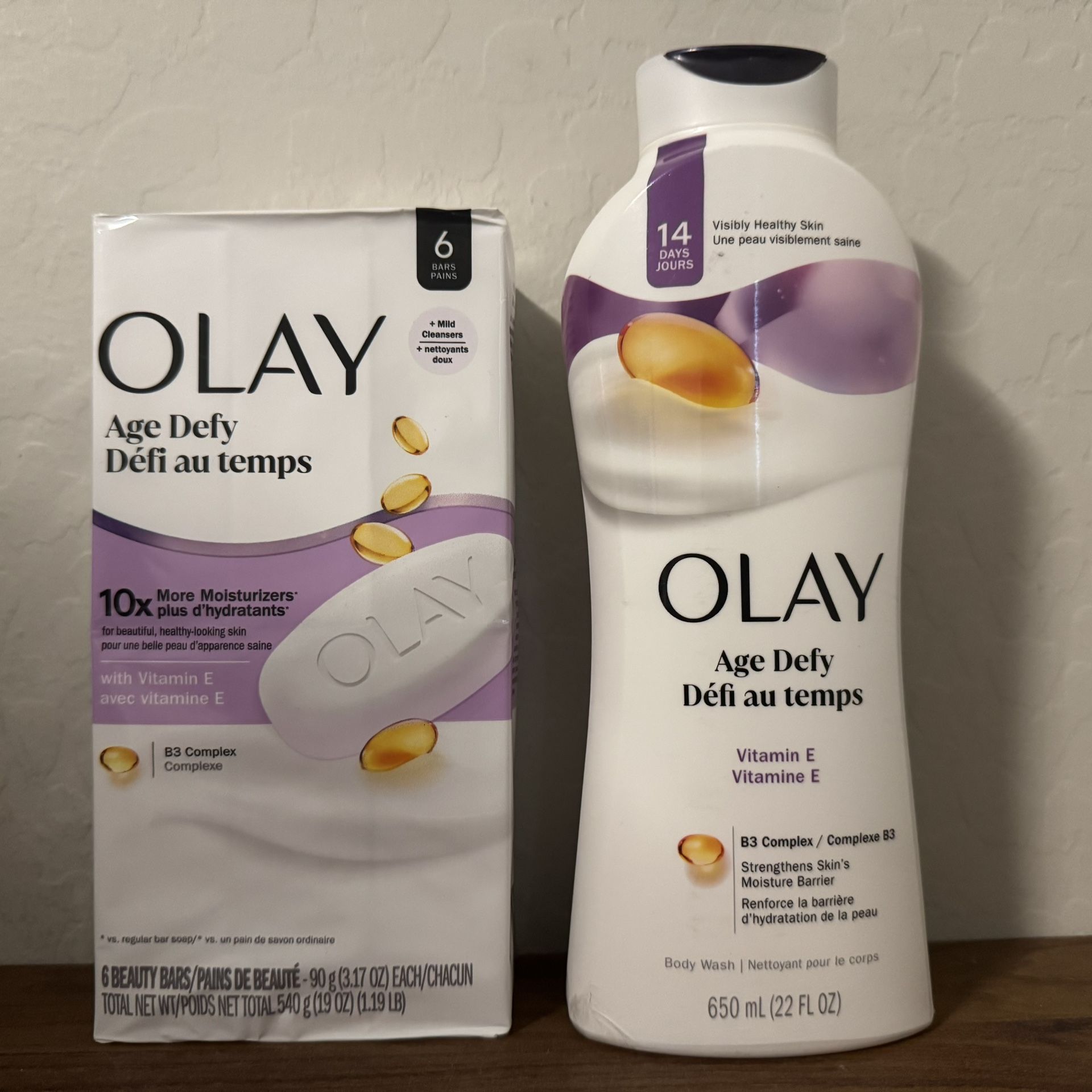 Olay Body Wash Bar Soap Bundle