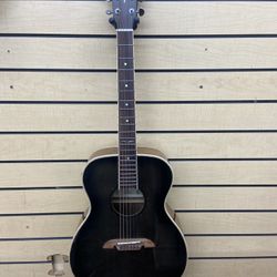 Used Alvarez AFH700WEOB Trans Black Acoustic Electric Guitar