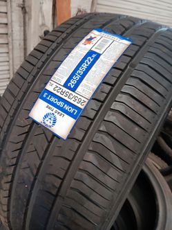 New set of tires 265 35 22