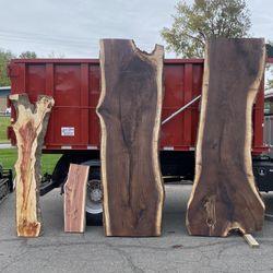 Tons Of Live Edge Slabs 