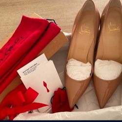 Auth NEW Christian Louboutin So Kate 120mm Size 39.5 Heels