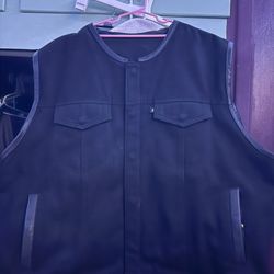 Espinoza’s Black Denim Vest. 3xl