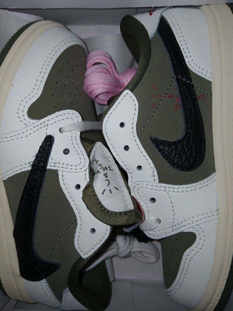 Jordan 1 Retro Low Travis Scott Olive Low 10C NIB (make an offer) $100obo