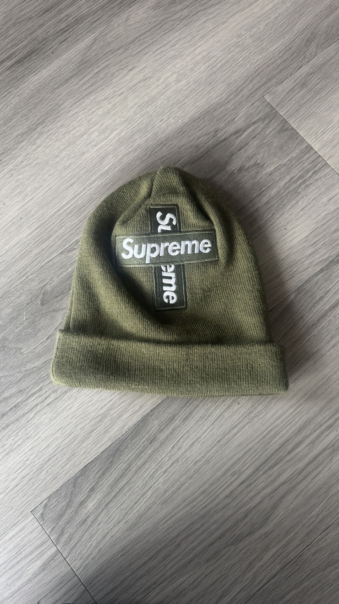Supreme Box Logo Beanie Cross