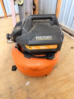 RIDGID 6 Gallon 150 PSI Air Compressor