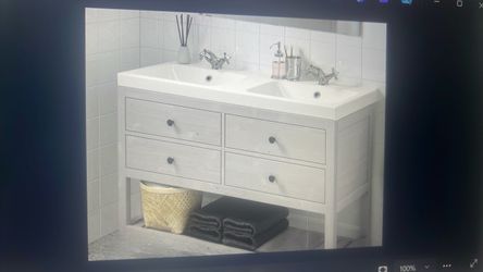 IKEA Hemnes 4 drawer vanity cabinet
