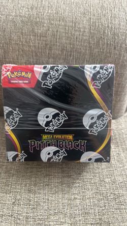 Pokemon Mega Evolution Pitch Black Booster Box Factory Sealed