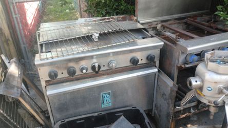 Six burner stove 6 burner oven