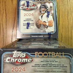2024 Topps Chrome Football Mega Box