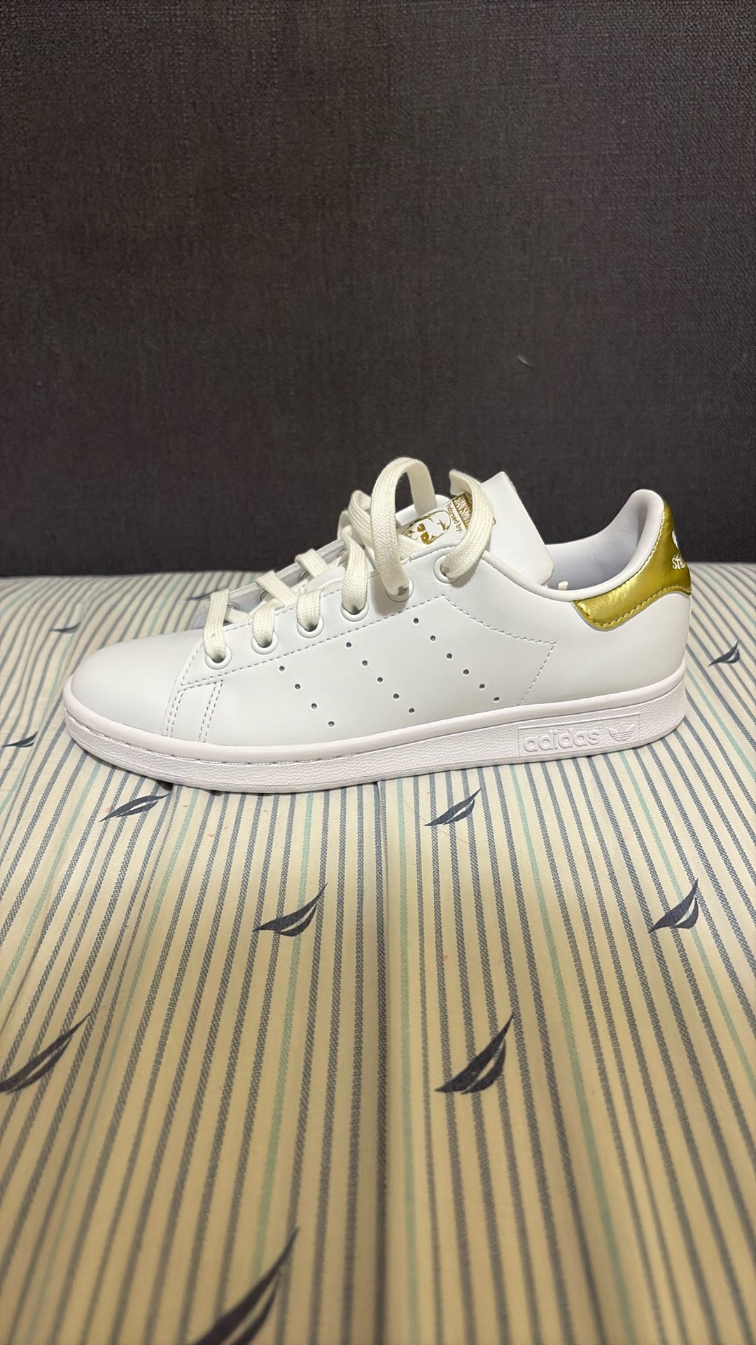 Gold Stan Smith Adidas Shoe