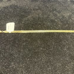 FIRM! 14k 4.9Grms Yellow Gold Bracelet 