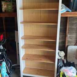 White 6 Shelf Book Shelf
