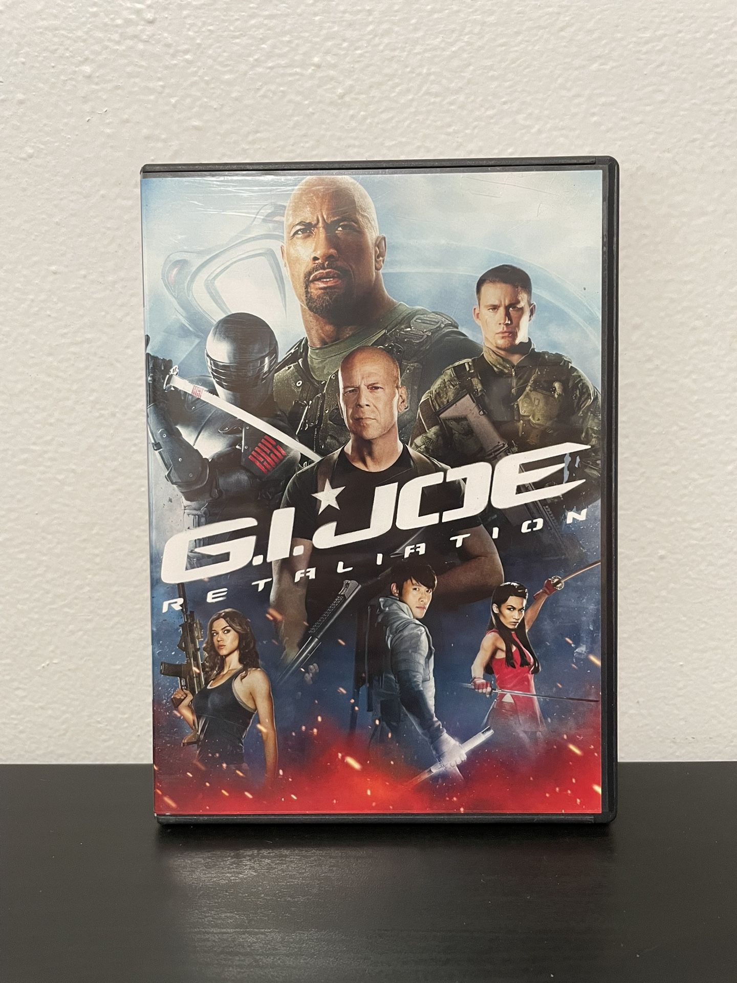 GI Joe Retaliation DVD Movie Bruce Willis Dwayne Rock Johnson Hasbro 2013