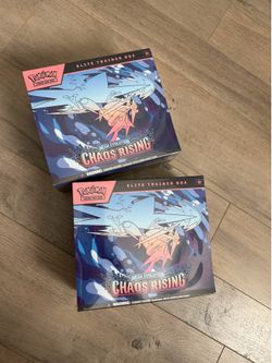 Pokemon sealed mega evolutions chaos rising etbs
