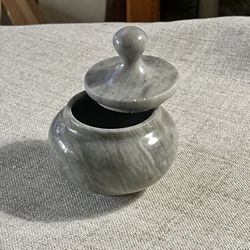 Natural Stone Lidded Jar