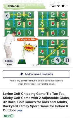 Lerine Golf Chipping Tic Tac Toe Game