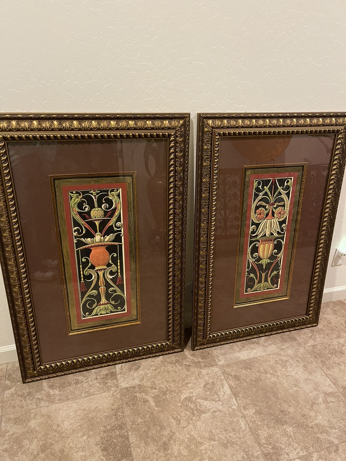 2 Framed Custom Art Works