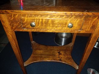 Antique desk/ night stand made from quarter sawn oak