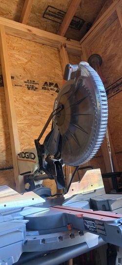 RIDGID sliding compound miter saw 12inch