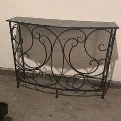 Metal Table 40” W x 31” H
