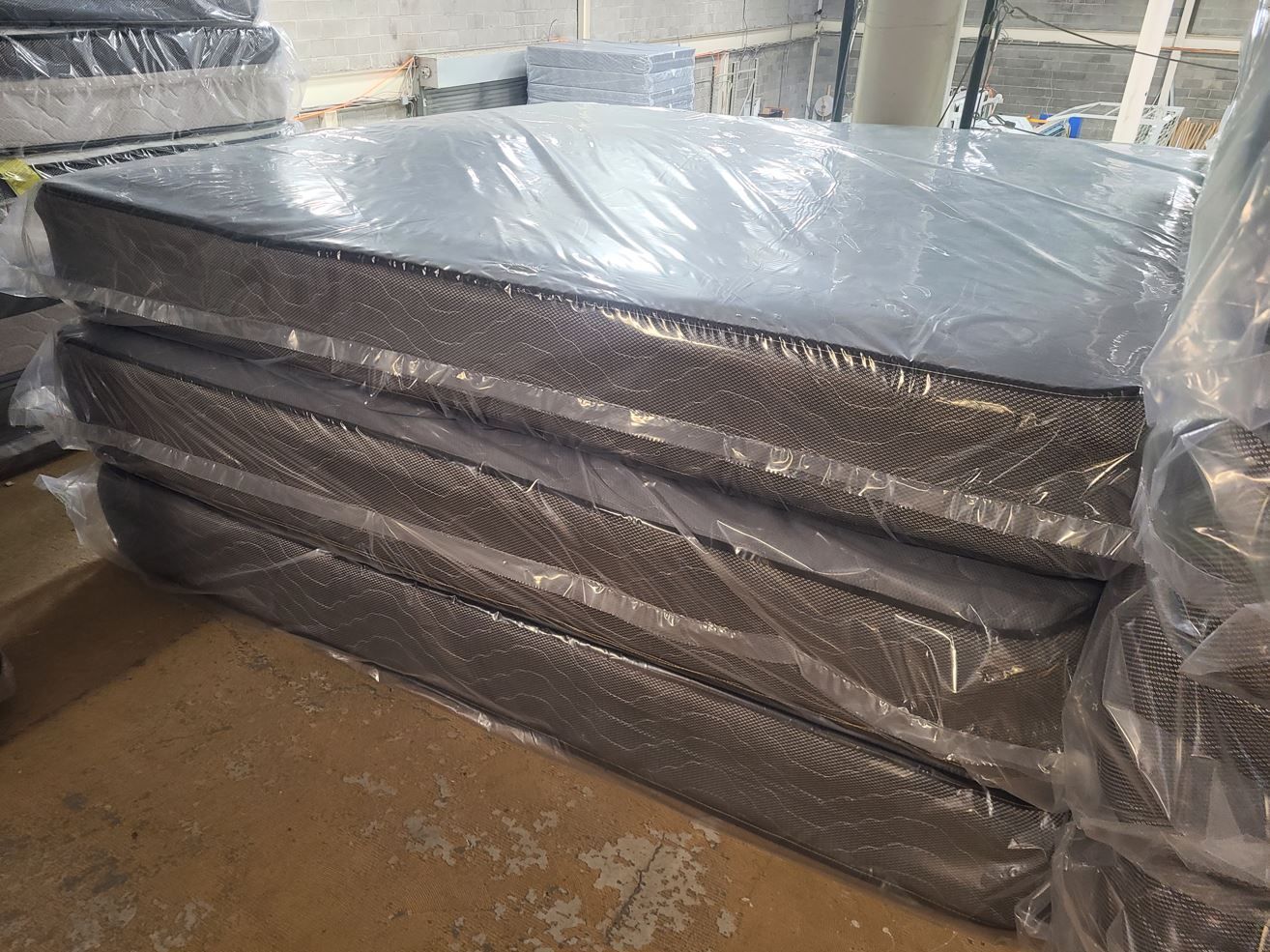 King size mattress boxspring package special 11 inches thick mattress
