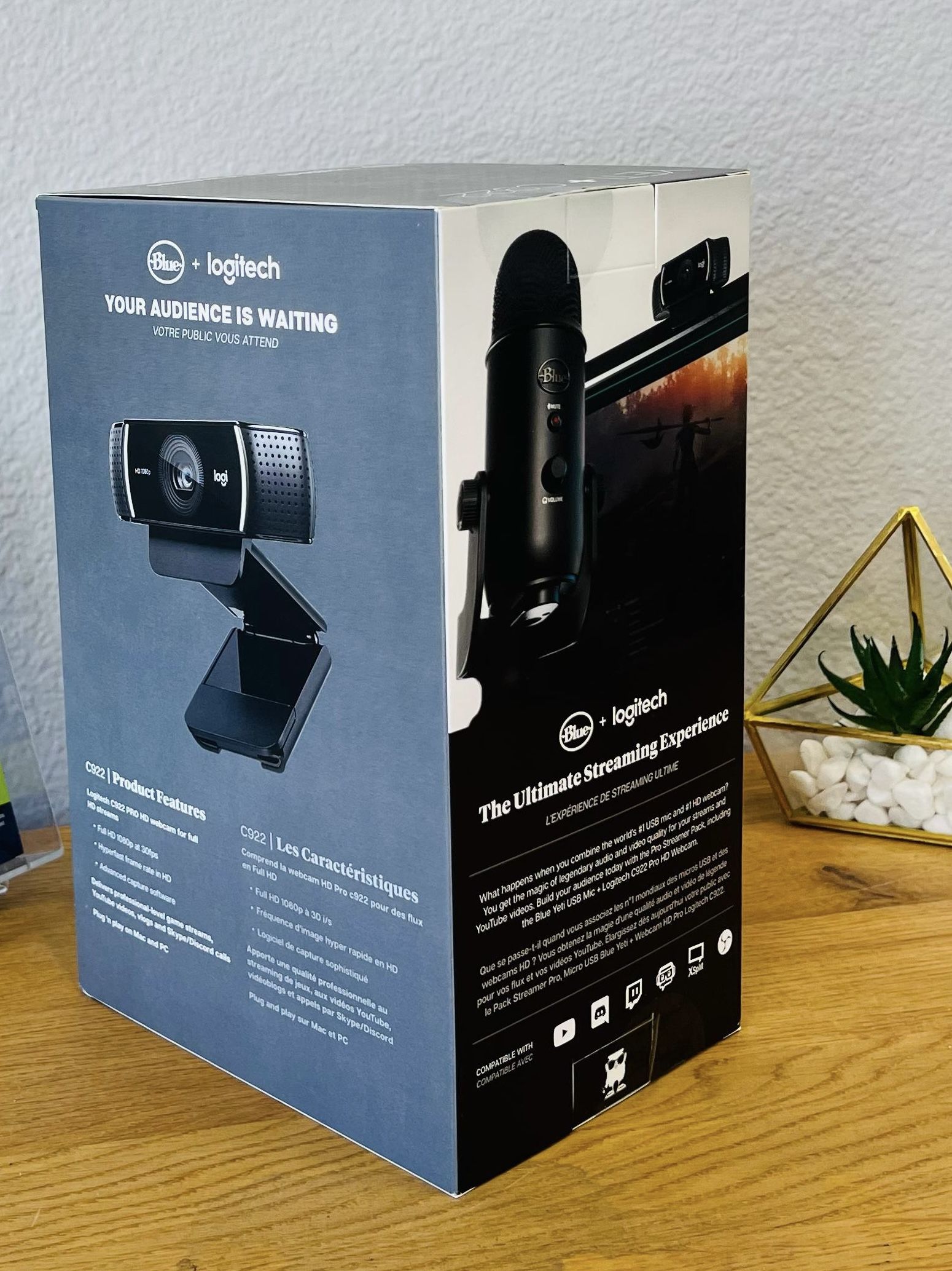 Brand New Logitech for Creators Pro Streamer Pack with Blue Yeti