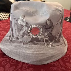 Tan red, hot chili peppers, bucket hat
