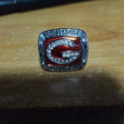 Size 12 Georgia BULLDOGS 2005 Championshiop Ring David POLLACK