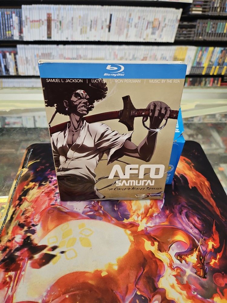 Afro Samurai Season Blu-ray Resurrection Complete Murder Sessions RARE Slipcover