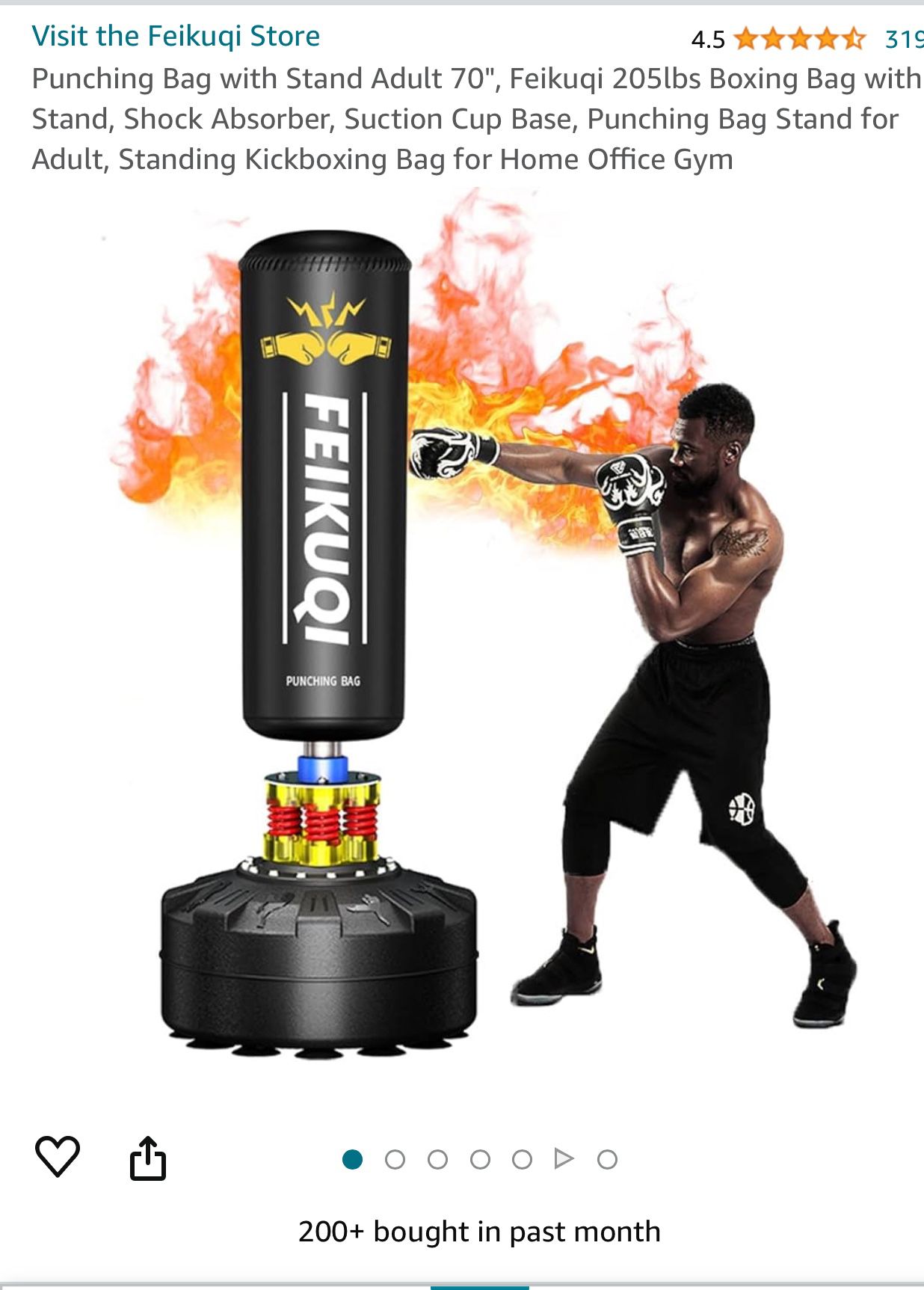 New Punching Bag With Stand 