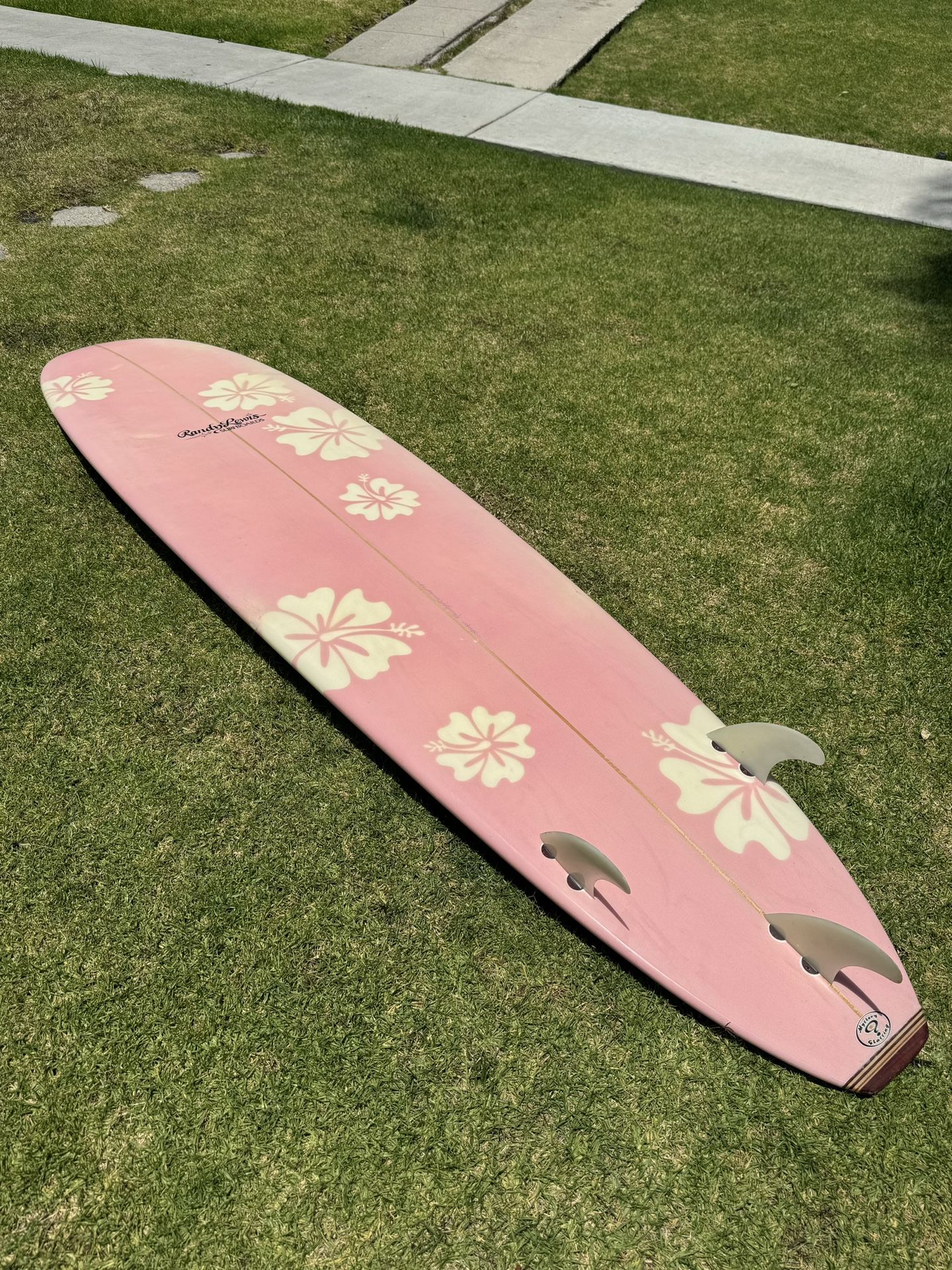 8 Foot Randy Lewis Longboard Surfboard