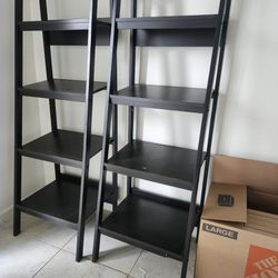 Set of Black Minimalist Cabinet / Shelfs 