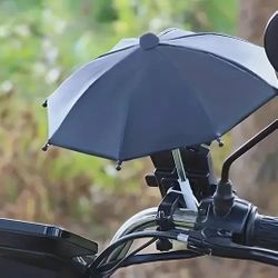 Bike Cell Phone Holder Sun Block Umbrella 