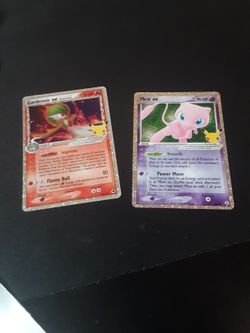Mew EX And Gardevoir EX Celebrations Pokemon Cards