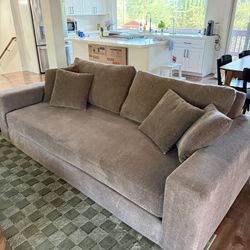 Comfortable Brown Sofa / Couch